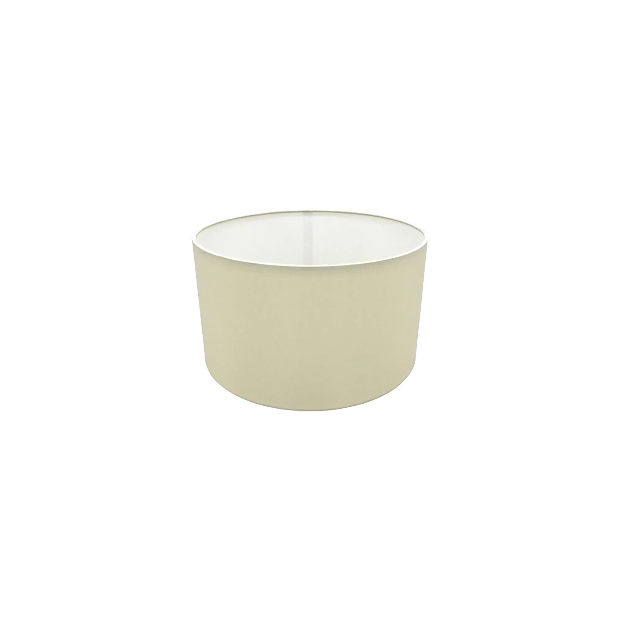D0273  Sigma 30cm Faux Silk Fabric Shade Ivory Pearl, White